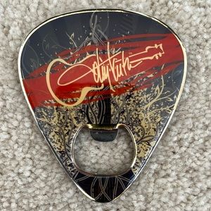 Like New Toby Keith Guitar Pick Magnetic Bottle Opener